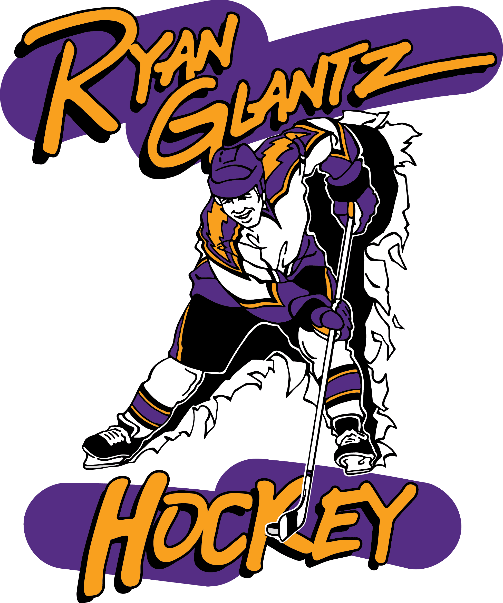 Ryan Glantz Hockey logo